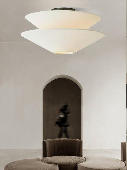 Layered Saucer Ceiling Light