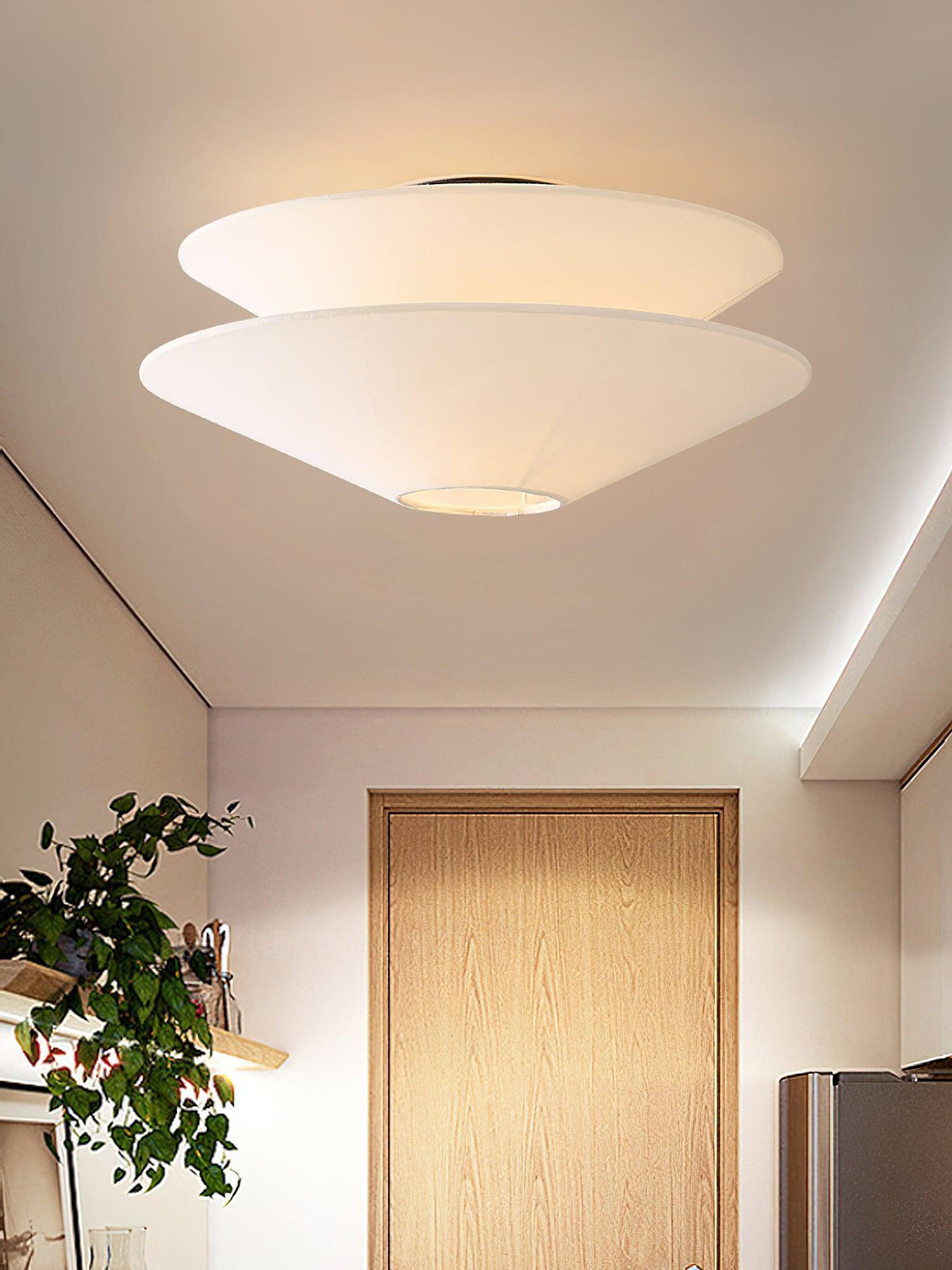 Layered Saucer Ceiling Light