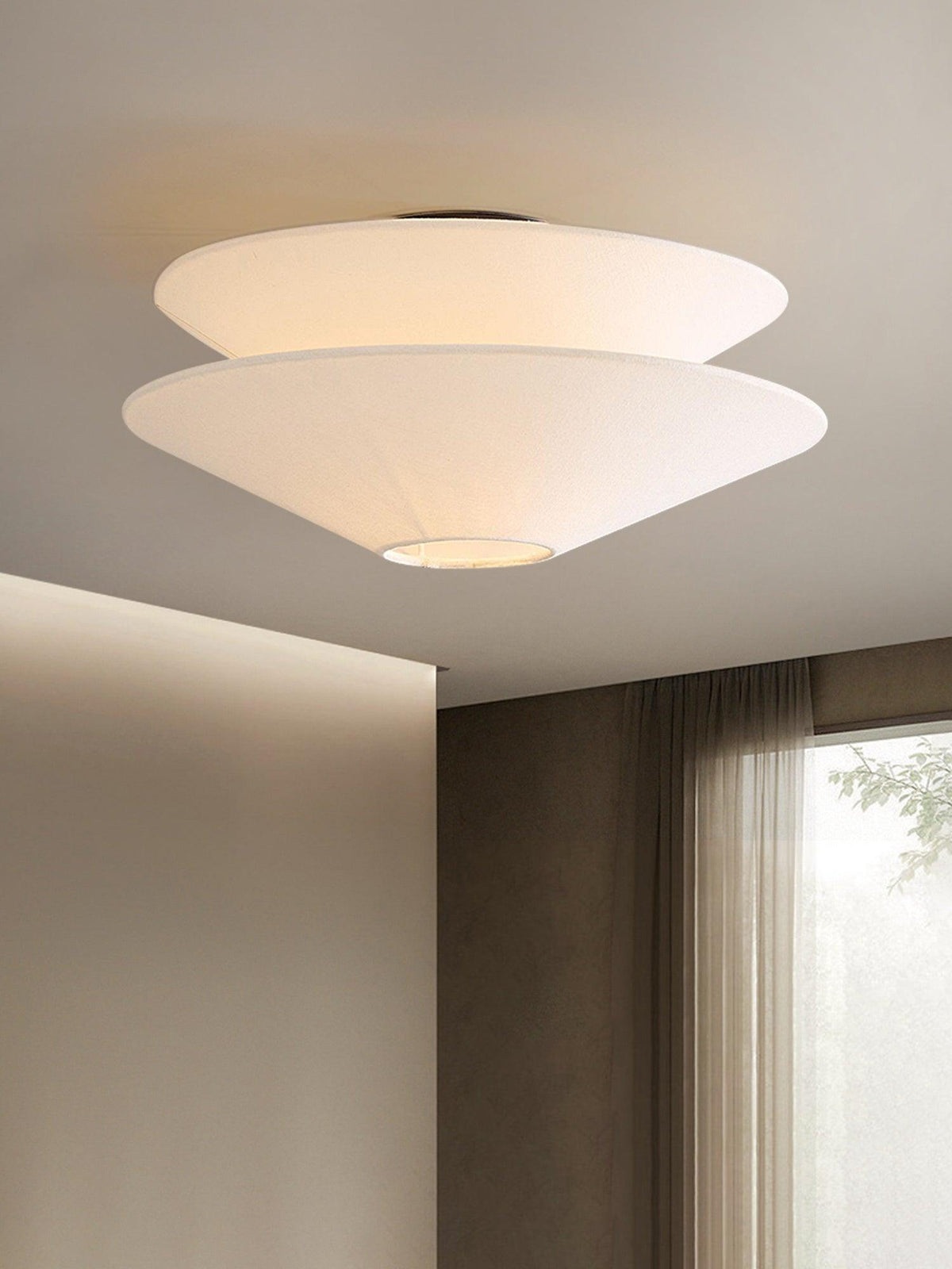 Layered Saucer Ceiling Light