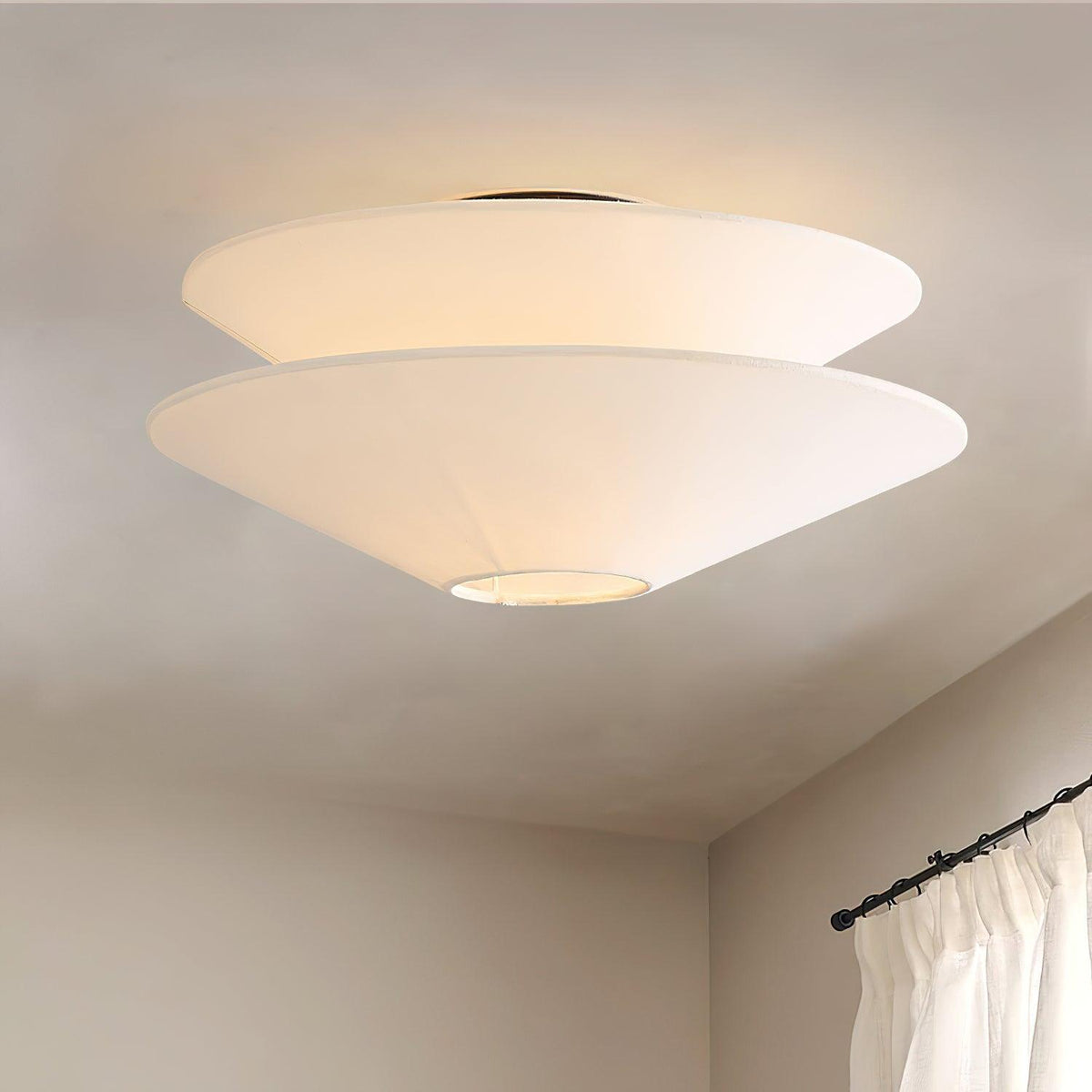 Layered Saucer Ceiling Light