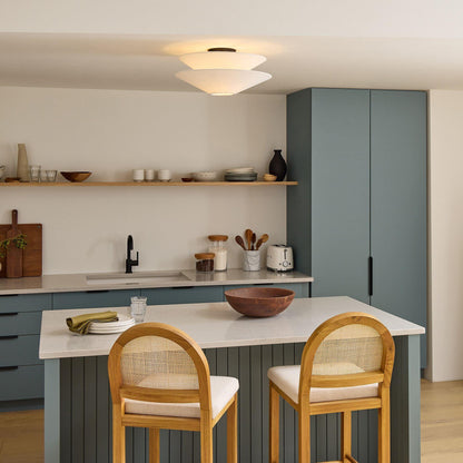 Layered Saucer Ceiling Light