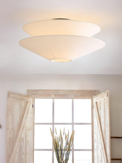 Layered Saucer Ceiling Light