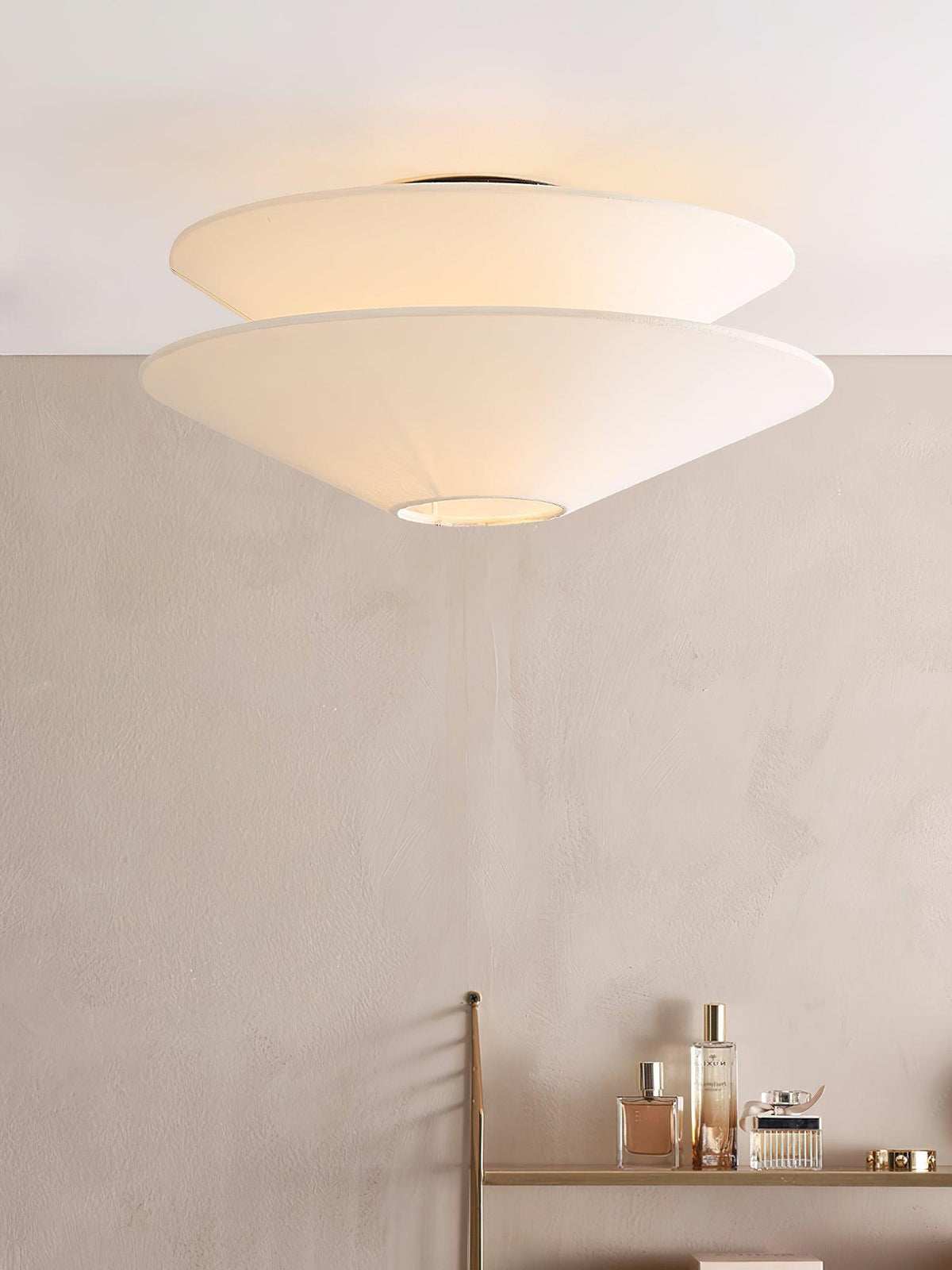 Layered Saucer Ceiling Light
