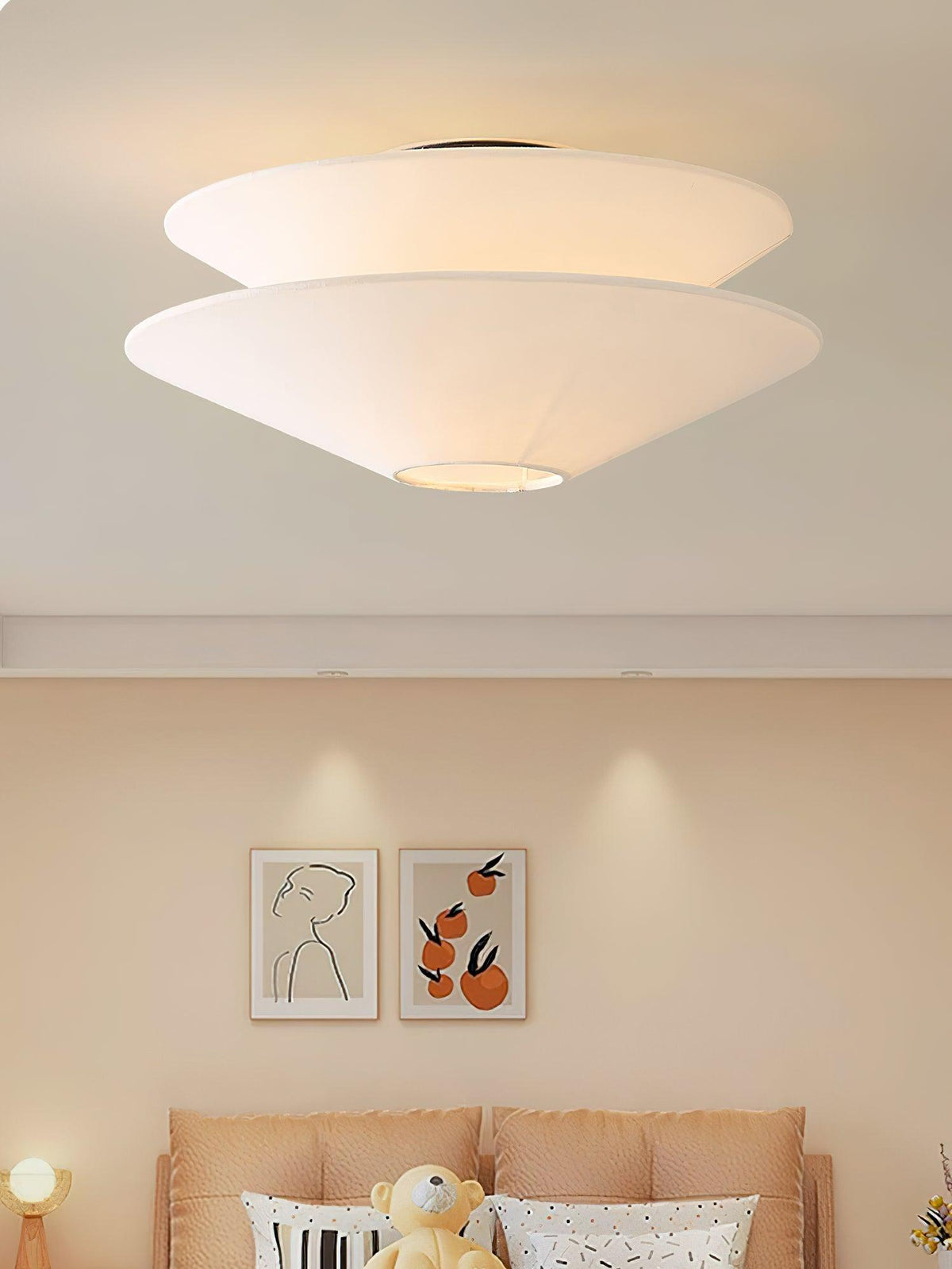 Layered Saucer Ceiling Light