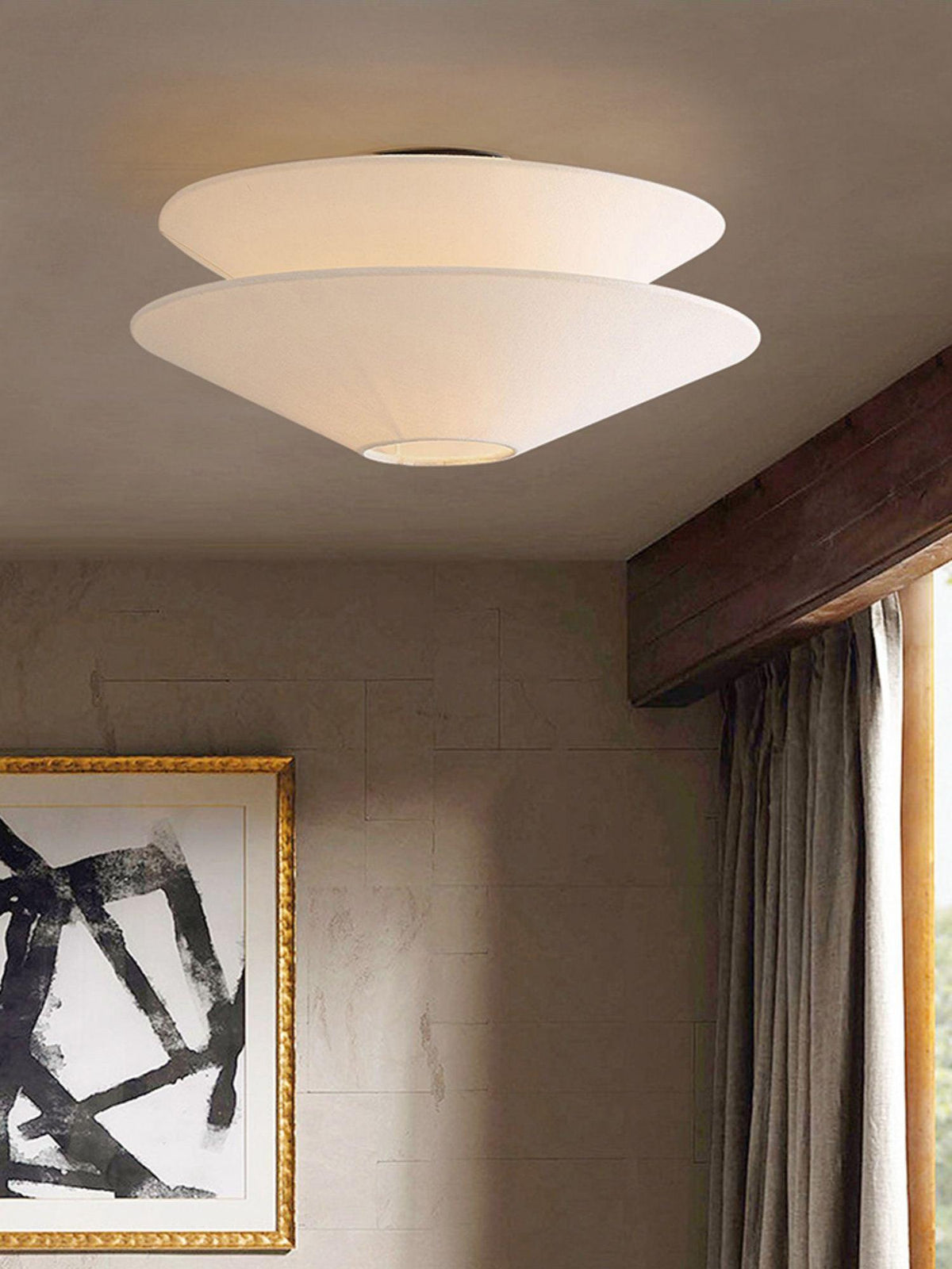 Layered Saucer Ceiling Light