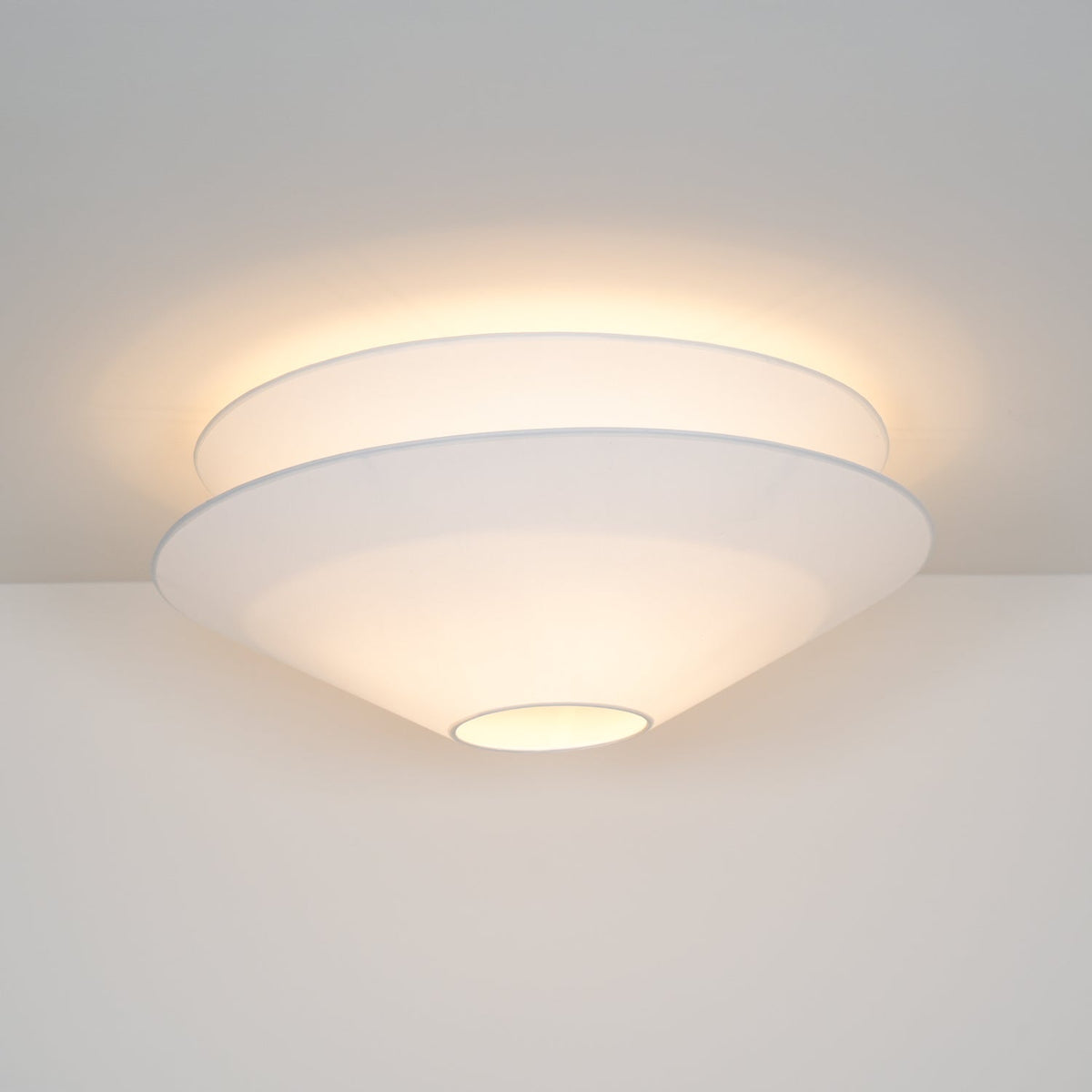 Layered Saucer Ceiling Light