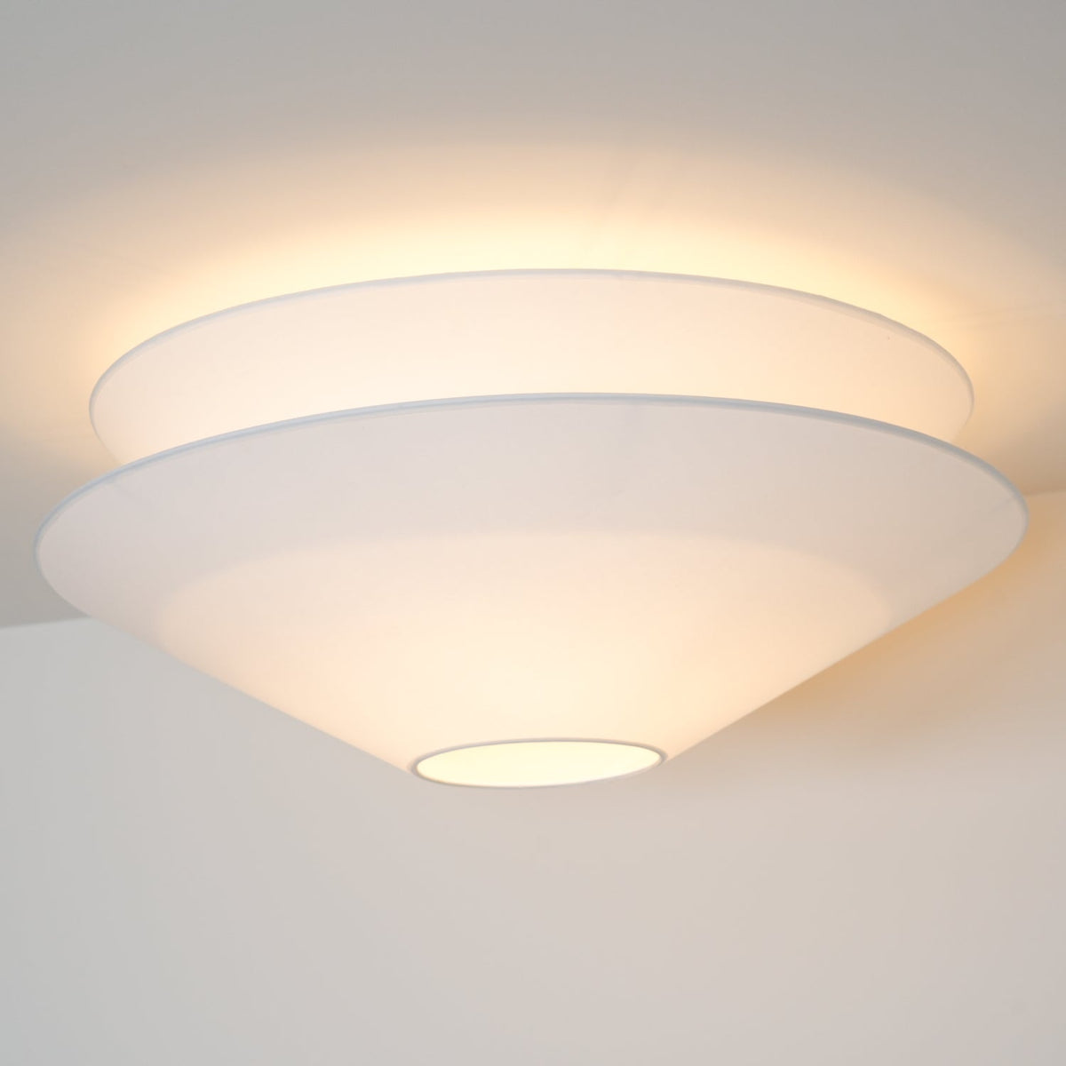 Layered Saucer Ceiling Light