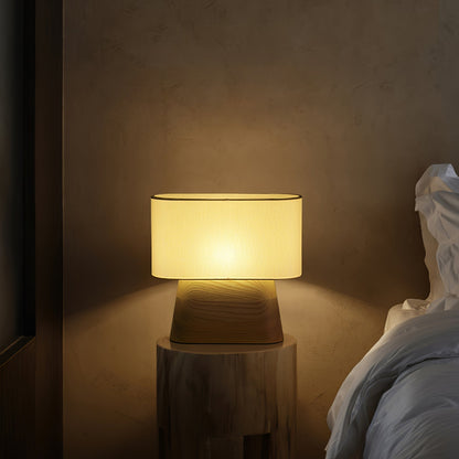 Drum Timber Table Lamp
