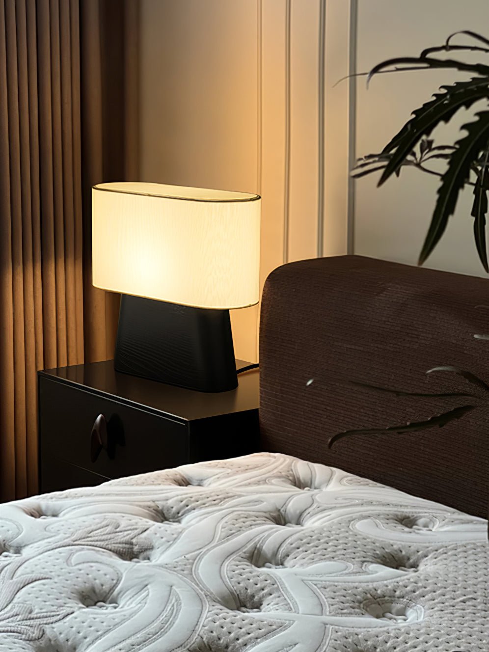 Drum Timber Table Lamp