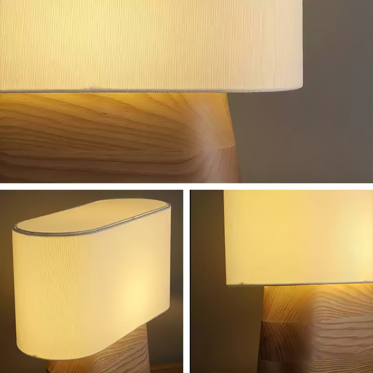 Drum Timber Table Lamp