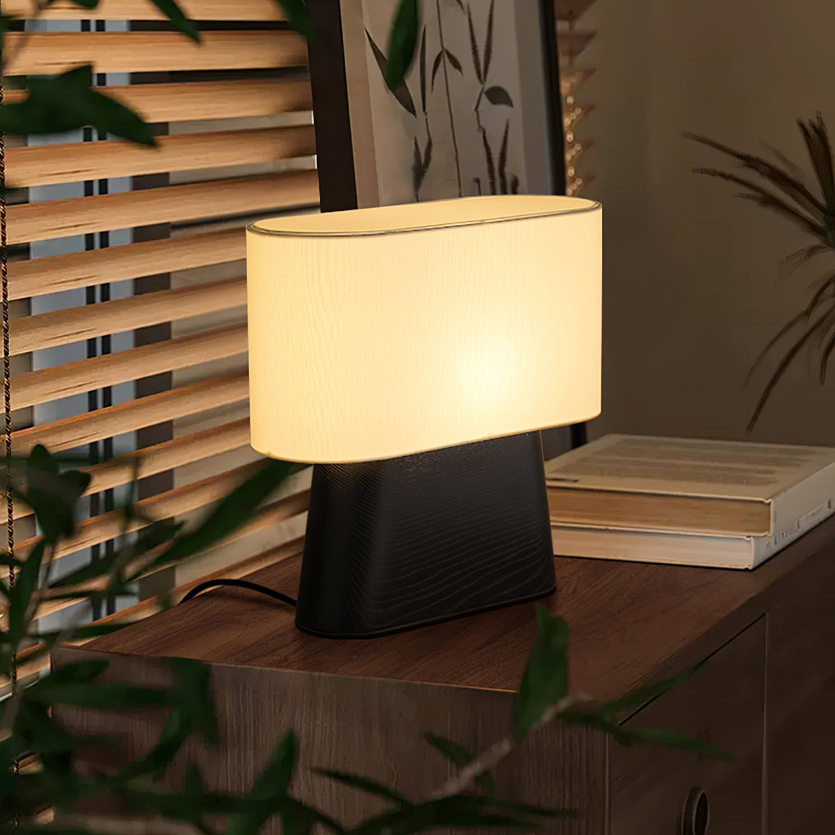 Drum Timber Table Lamp