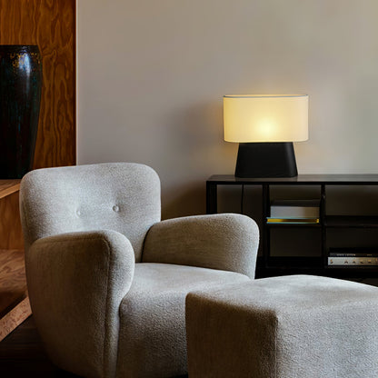 Drum Timber Table Lamp