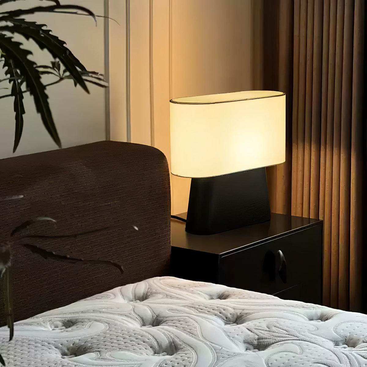 Drum Timber Table Lamp