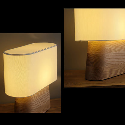 Drum Timber Table Lamp