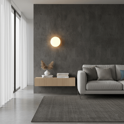Soft Pebble Wall Light