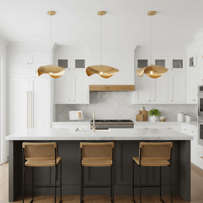 Hammered Fold Pendant Light