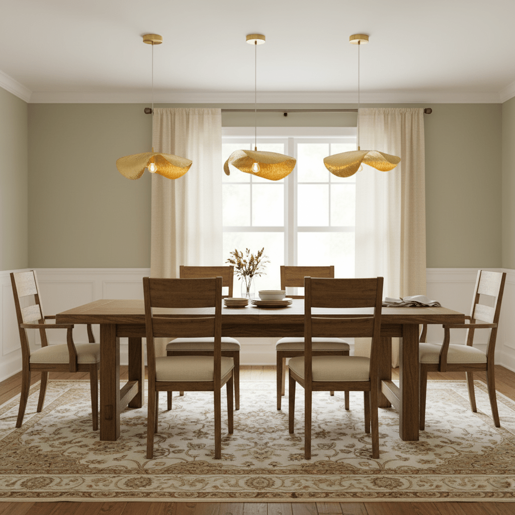 Hammered Fold Pendant Light