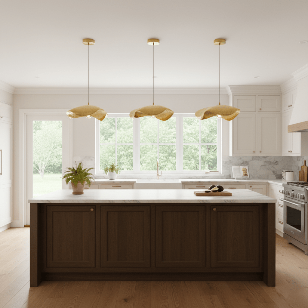 Hammered Fold Pendant Light
