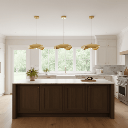Hammered Fold Pendant Light