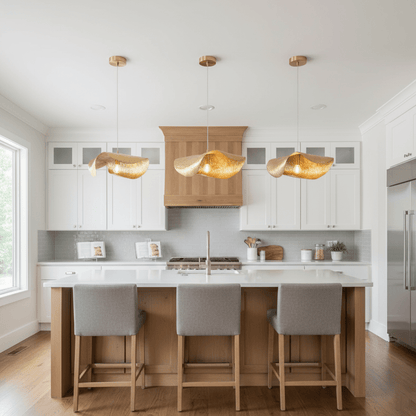 Hammered Fold Pendant Light
