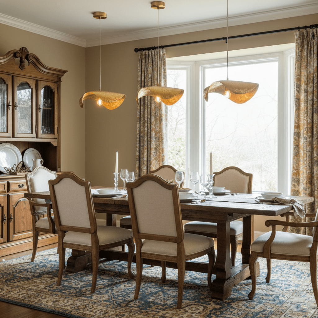 Hammered Fold Pendant Light