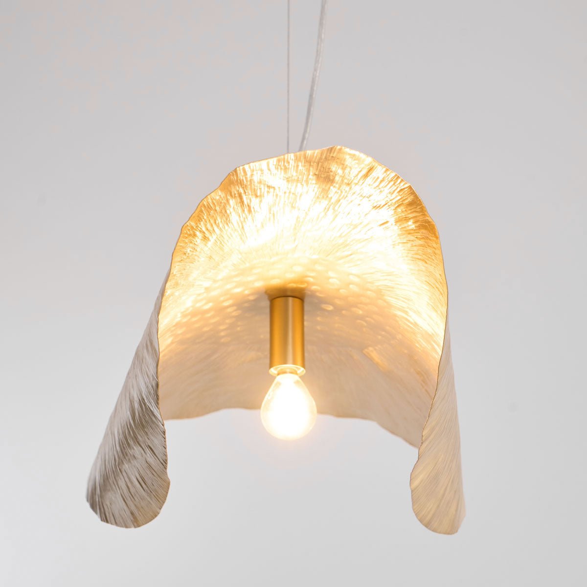 Hammered Fold Pendant Light