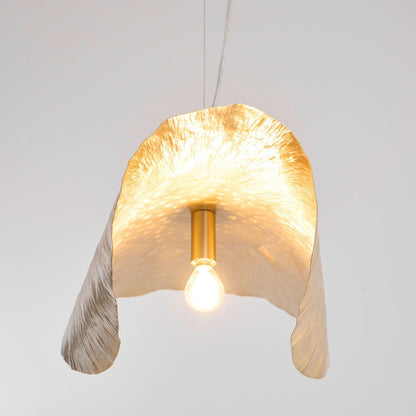 Hammered Fold Pendant Light