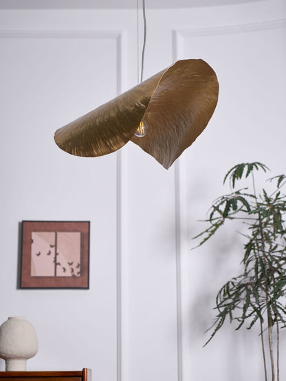 Hammered Fold Pendant Light