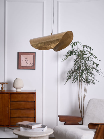 Hammered Fold Pendant Light