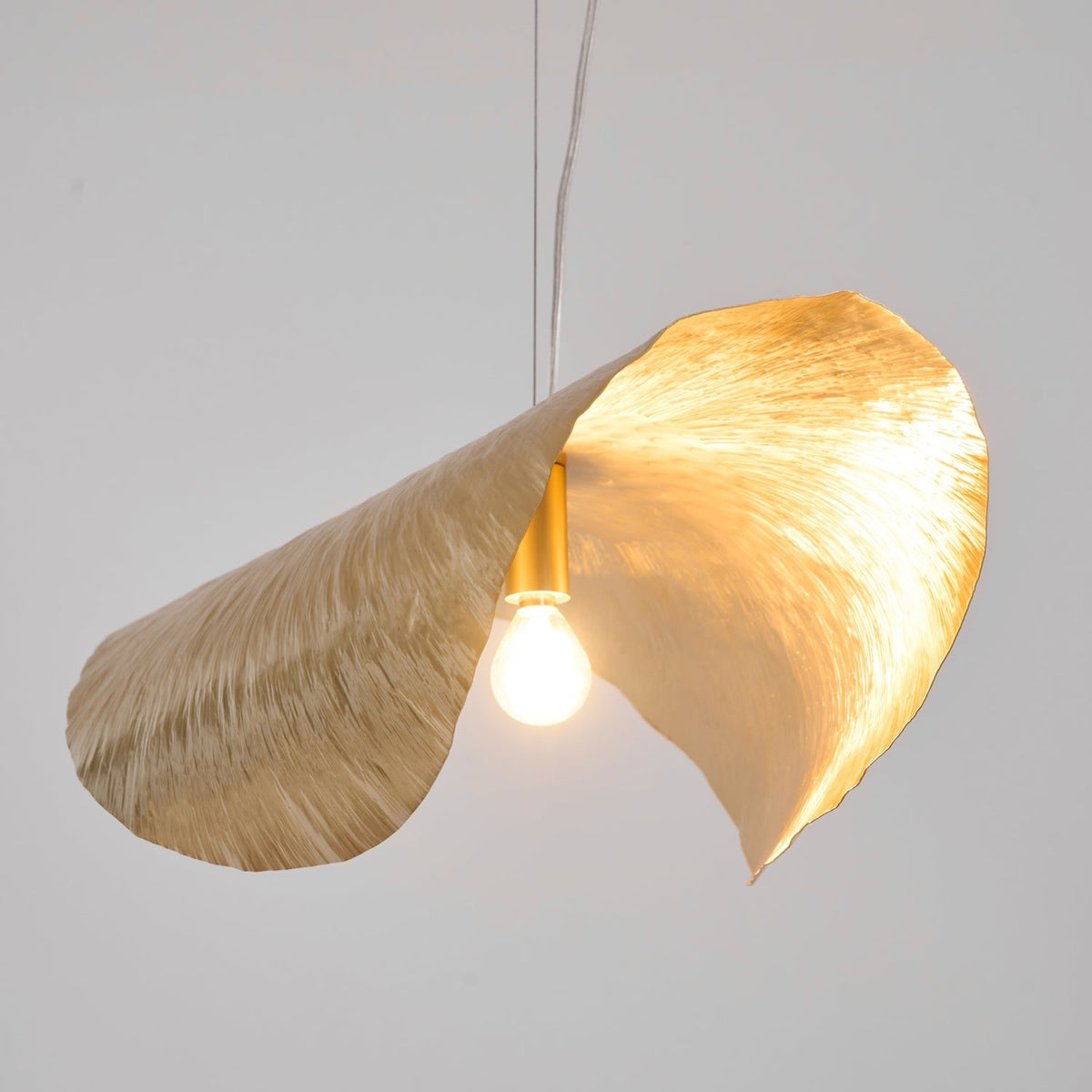 Hammered Fold Pendant Light