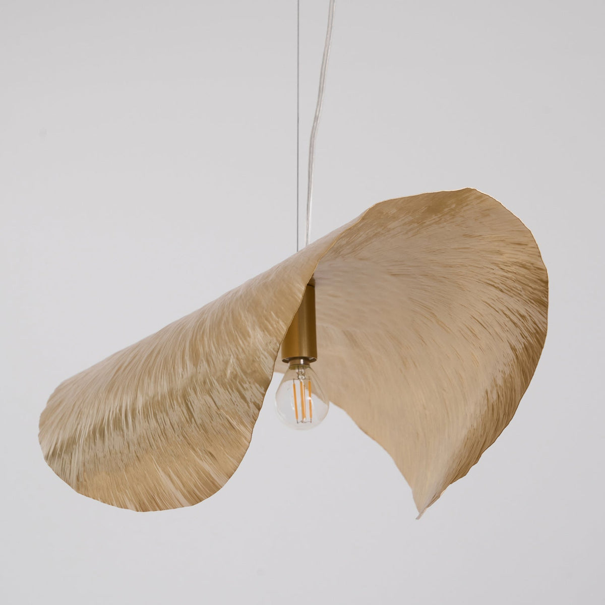 Hammered Fold Pendant Light