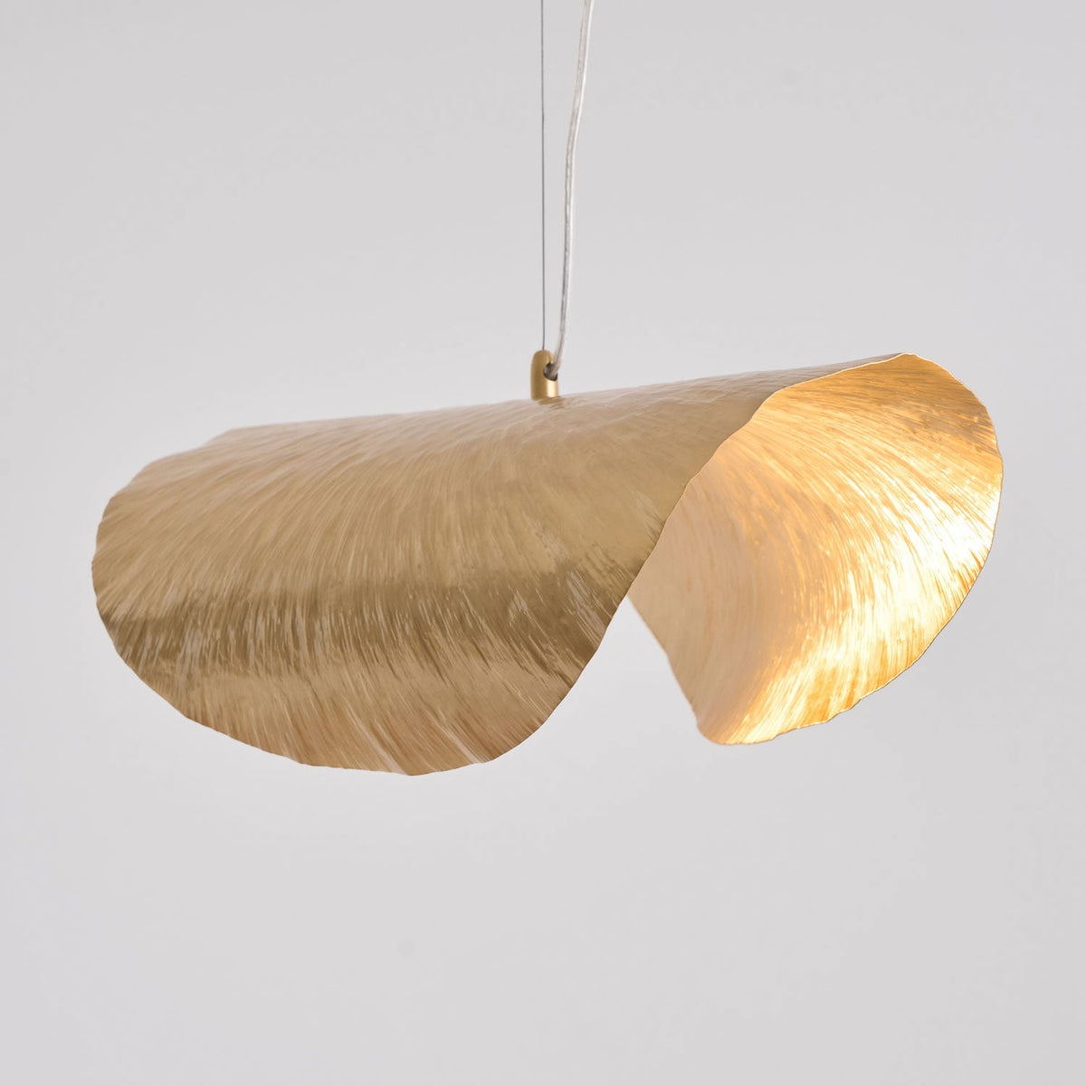 Hammered Fold Pendant Light