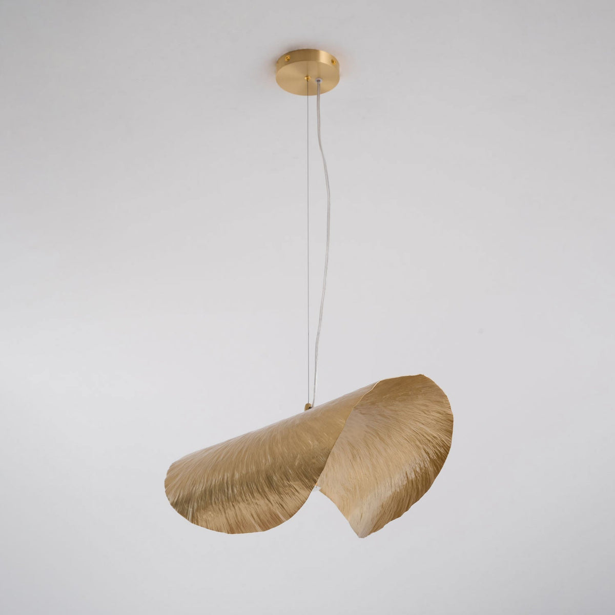 Hammered Fold Pendant Light