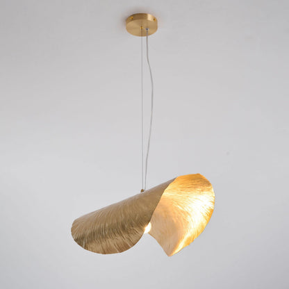 Hammered Fold Pendant Light