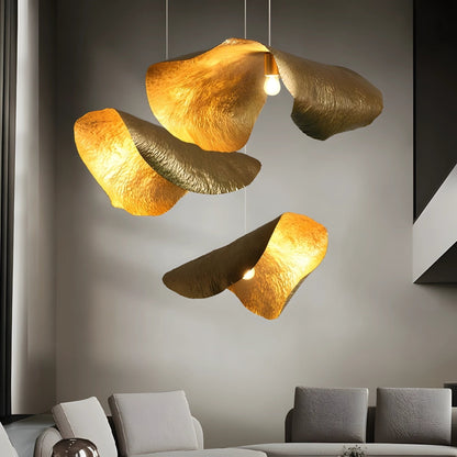 Hammered Fold Pendant Light