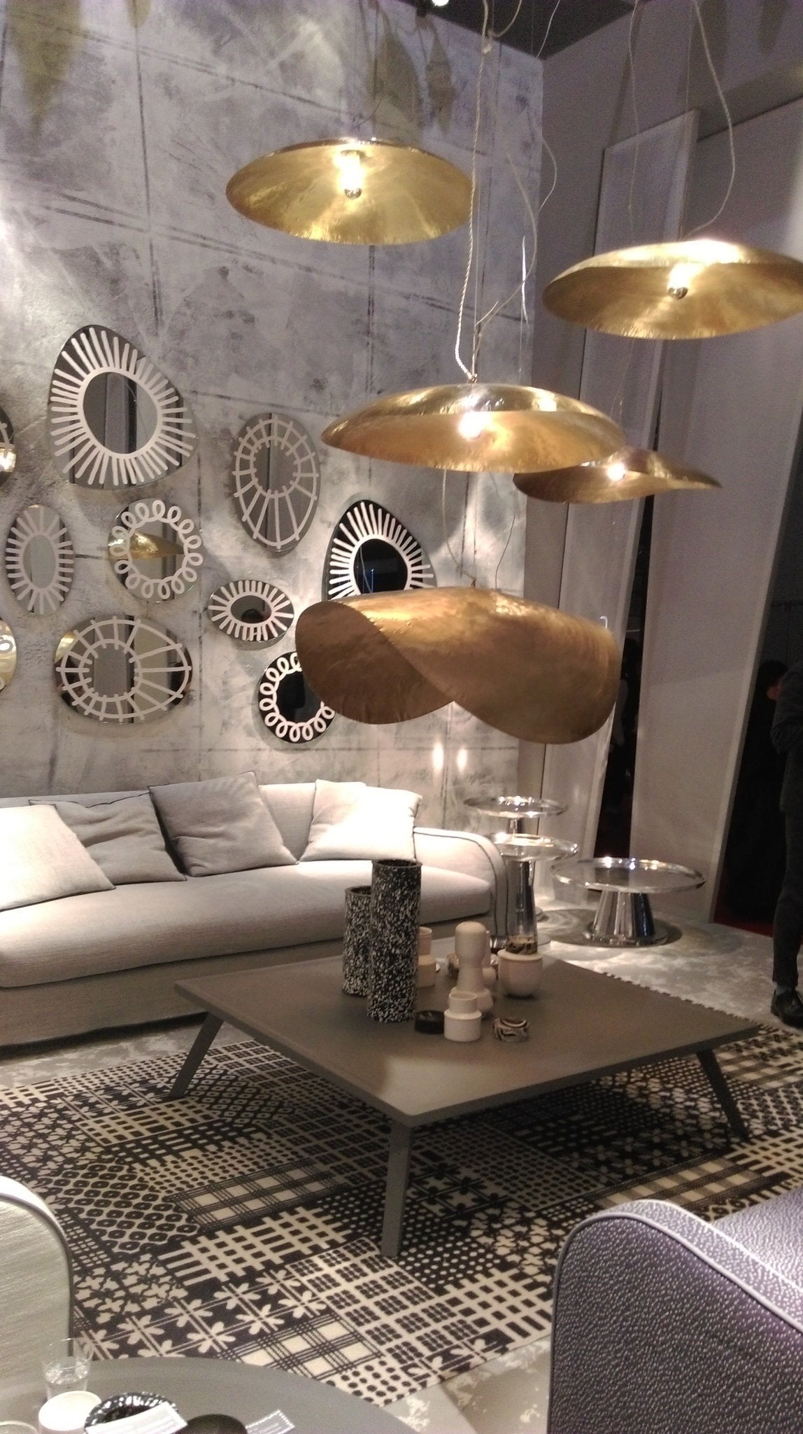 Hammered Fold Pendant Light