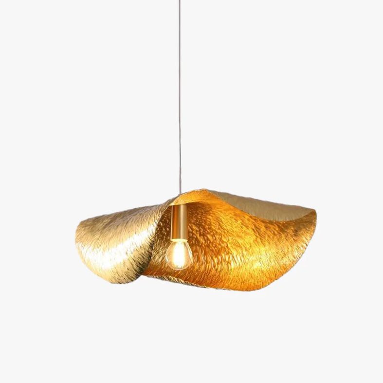 Hammered Fold Pendant Light