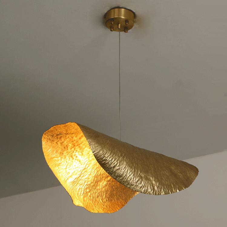 Hammered Fold Pendant Light