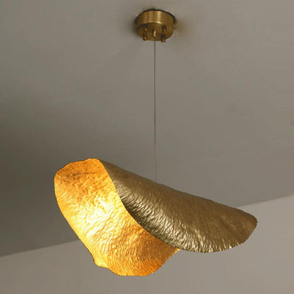 Hammered Fold Pendant Light
