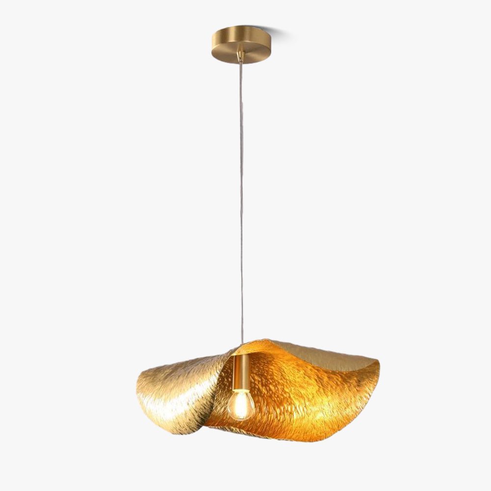 Hammered Fold Pendant Light