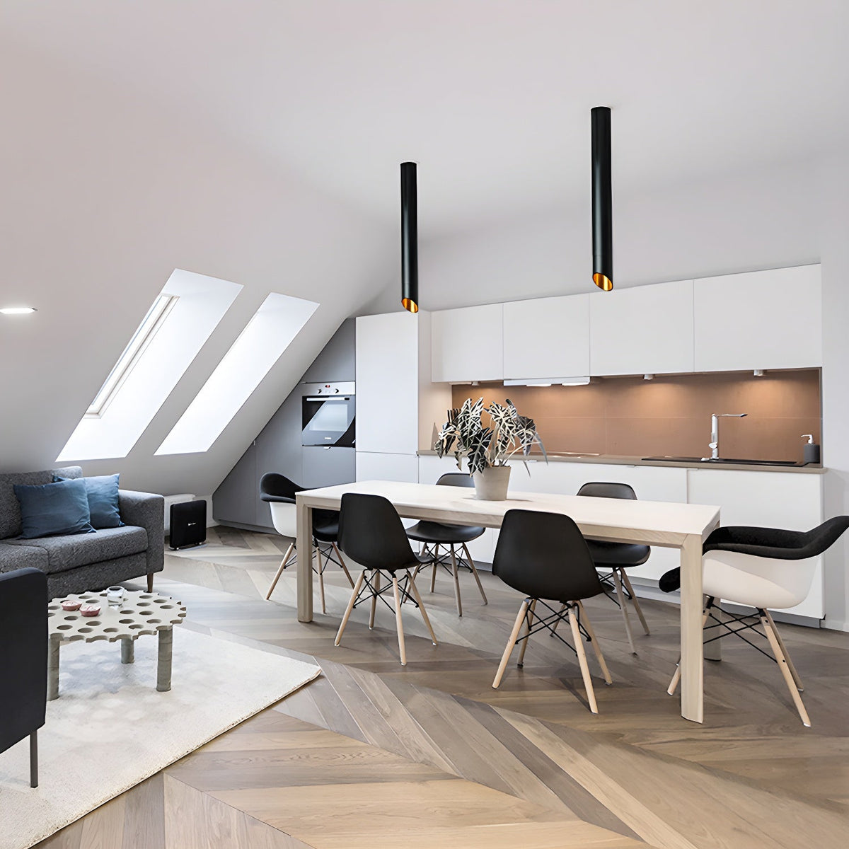 Fine Cylinder Ceiling Light