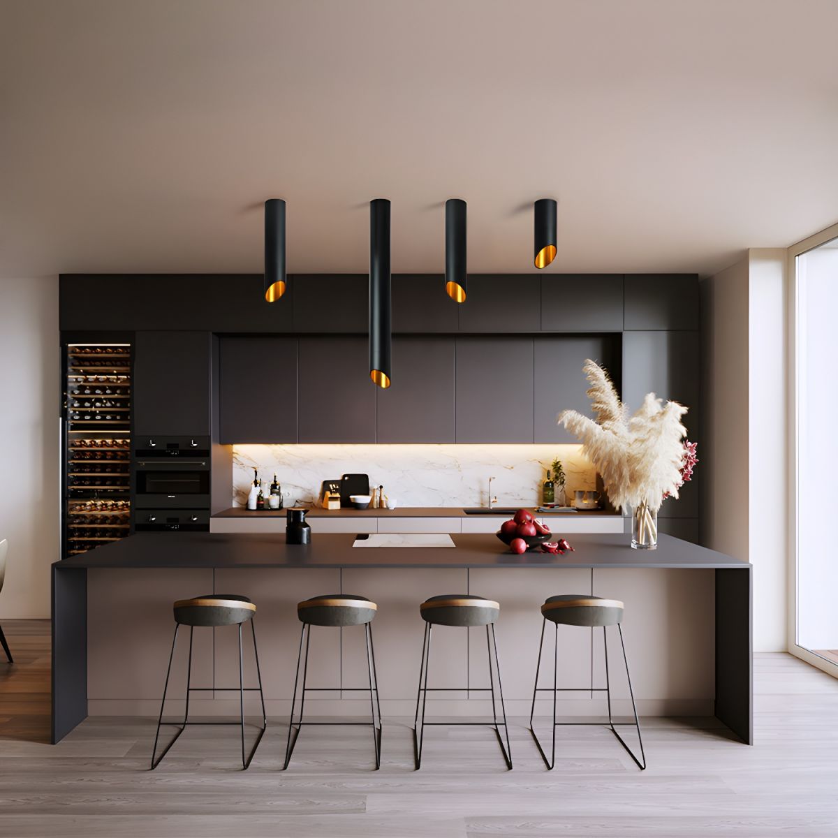 Fine Cylinder Ceiling Light