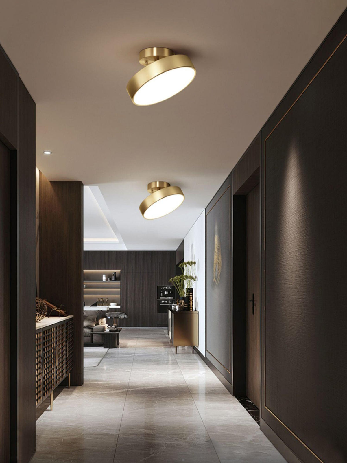 Aure Drum Ceiling Light
