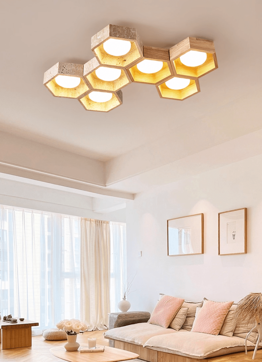Cellular Ceiling Light