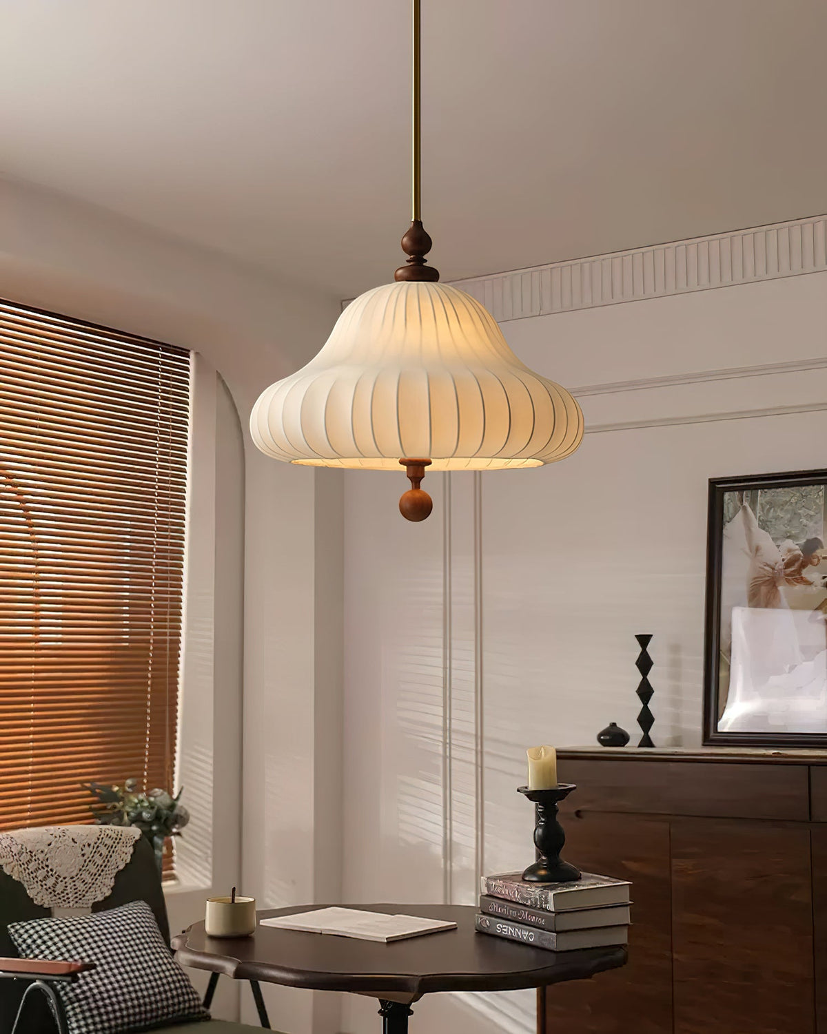 Gather Pleat Pendant Light