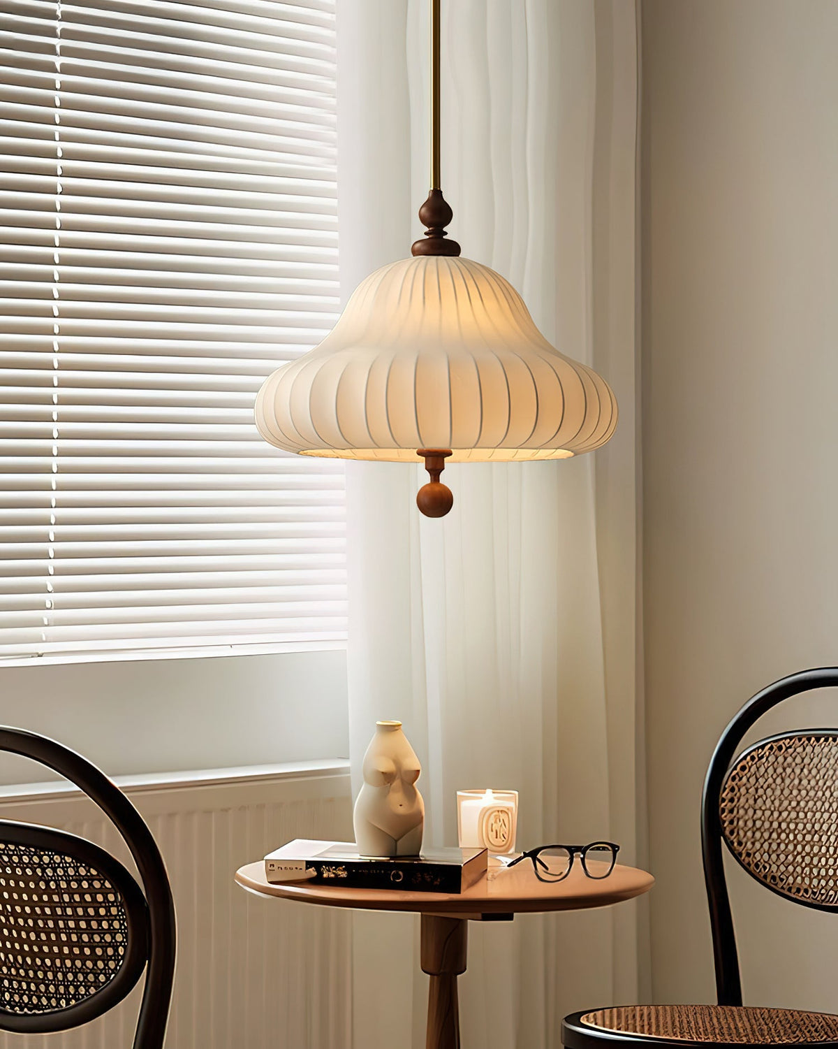 Gather Pleat Pendant Light