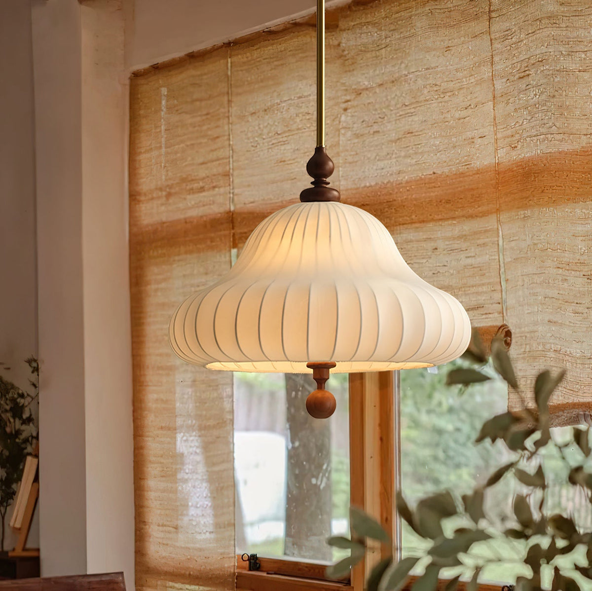 Gather Pleat Pendant Light