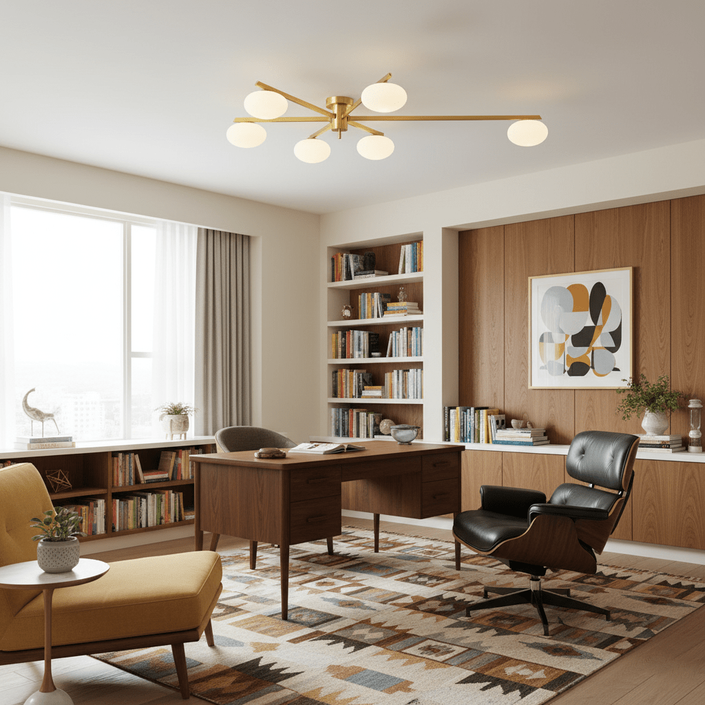 Branch Globe Ceiling Light