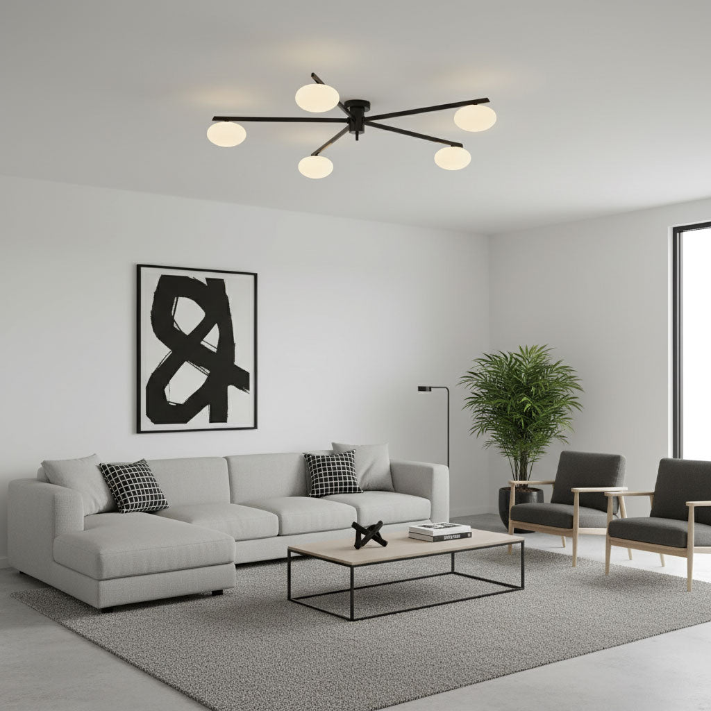 Branch Globe Ceiling Light