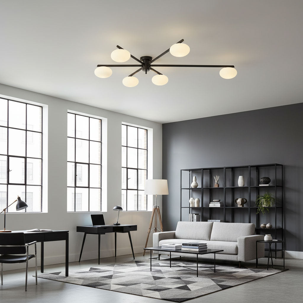 Branch Globe Ceiling Light